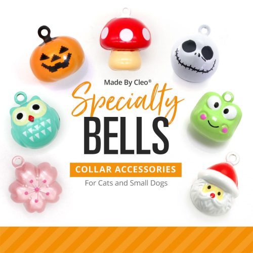 Specialty Pet Collar Jingle Bell (40+ Styles) - Pick One - For Cat Collars & Small Dog Collars (EXTRA LOUD)