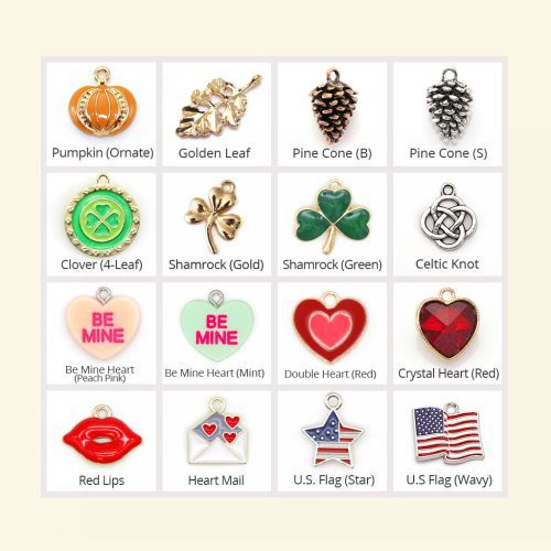 2024 MBC Charms Update June HOLIDAY Fall Patriotic Valentine sHolidays