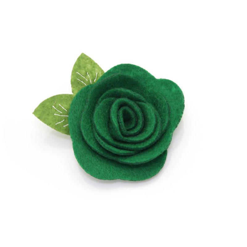 Felt Flower Green fcd08ab9 bca8 4054 b86c fbb1dbfa134b