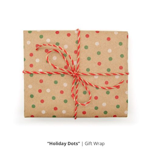 MBC Gift Wrap Options Holiday Dots