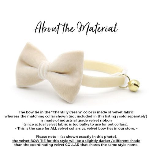 Update Color Notice Velvet Combo Bow Tie Disclaimer Chantilly