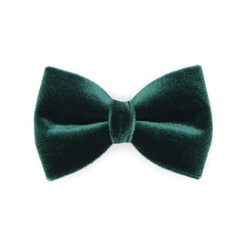 Velvet Hunter Green Bow Tie 2021