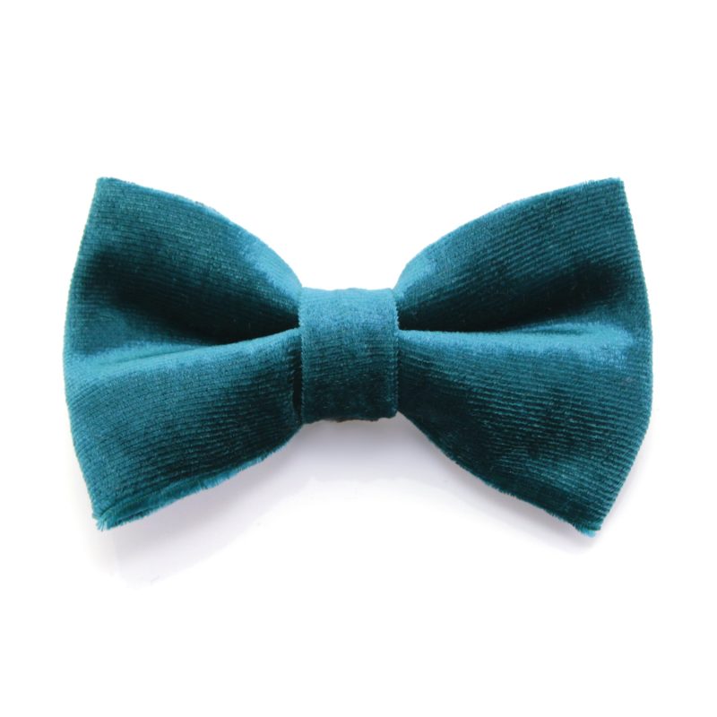 Velvet OceanTeal BowTie